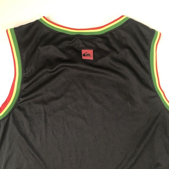 Quiksilver Mens Hawaii 2013-14 Sleeveless Jersey Eddie Aikau Rasta Reggae XXL - Picture 13 of 16